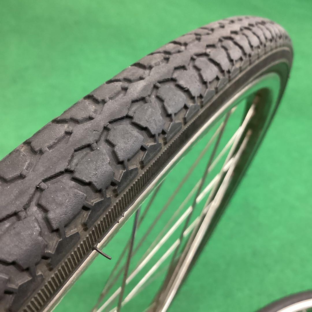 ステンレスリム　前輪 27x1-3/8 タイヤ付 ハブダイナモ 27インチ j2