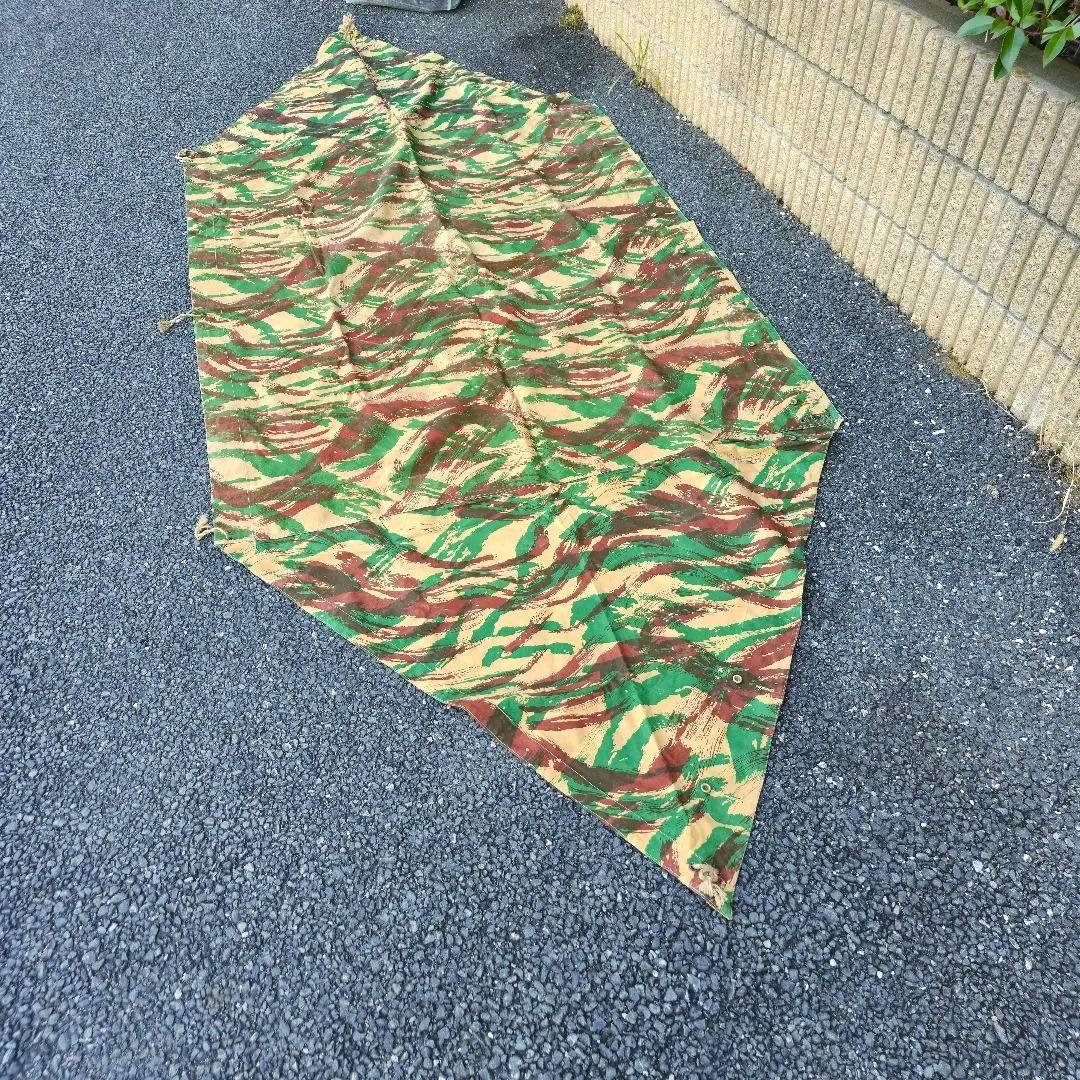 超希少　フランス軍　リザードカモ　パップテント　1枚