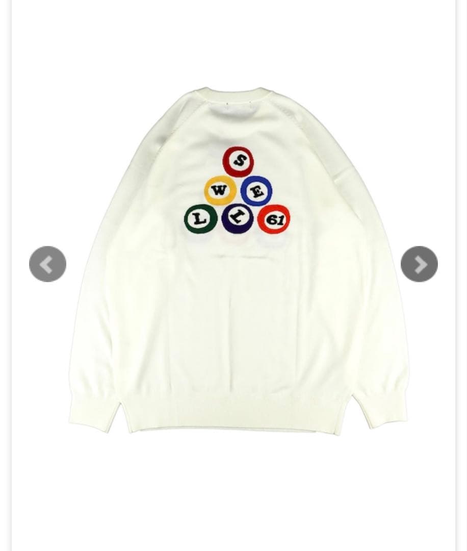 未着用　新品【ROUGH&SWELL/XL】6BALLCREW ニット　XL