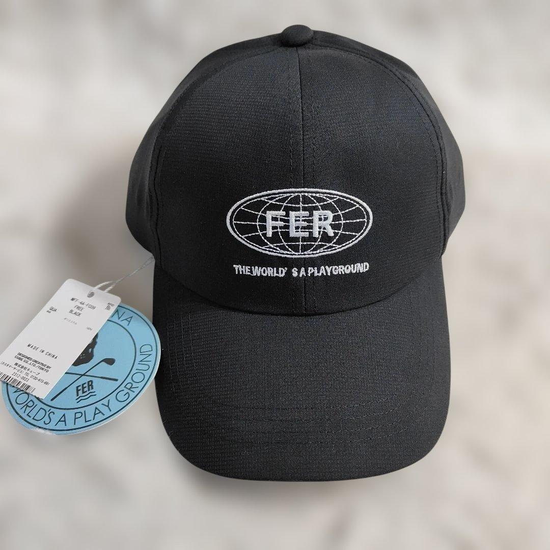 新品タグ付き MARK & LONA FER ゴルフキャップ 黒 フリーサイズ
