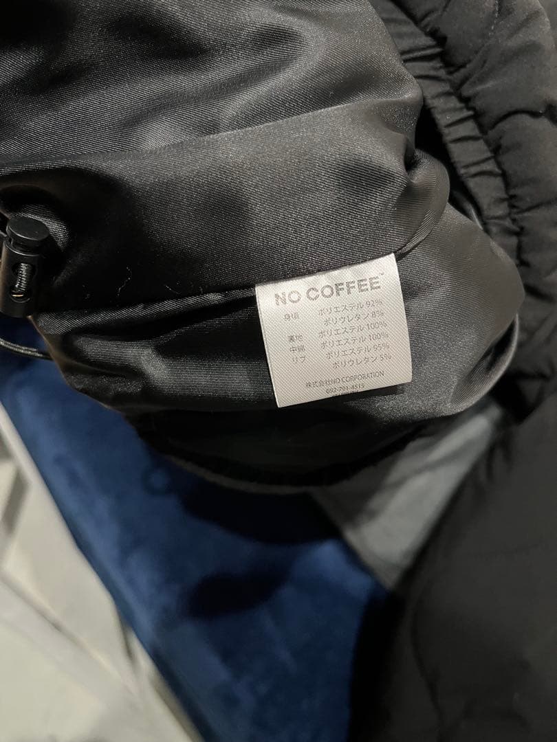 NO COFFEE × CLUBHAUS \"NO GOLF\"中綿ピステ