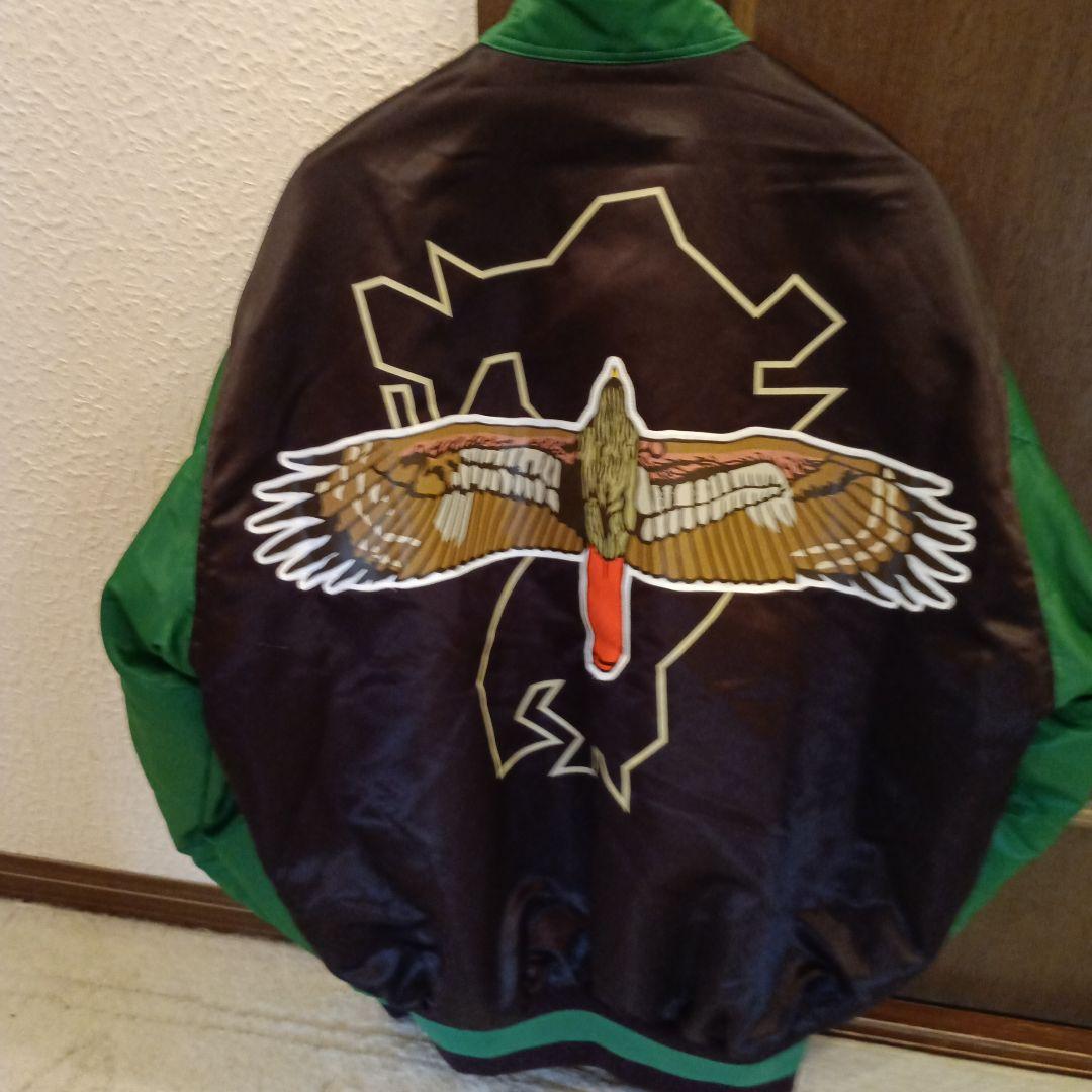 美品　ダイエーホークス 鷹ジャンパー スタジャン グランドコート　2L