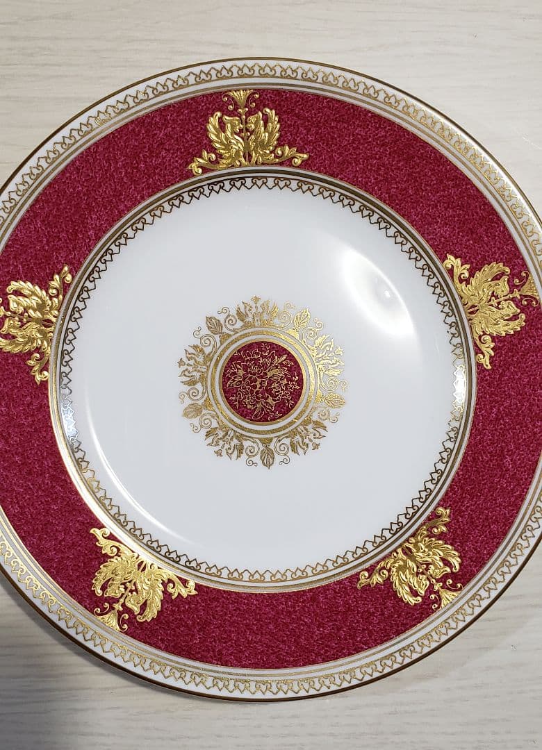 ウェッジウッド コロンビア パウダールビー プレート 17.6㎝ 2枚セット 皿