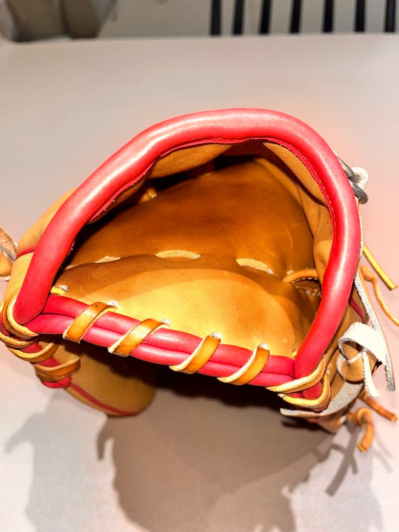 【美品】DICE 硬式投手用グローブ ベージュ