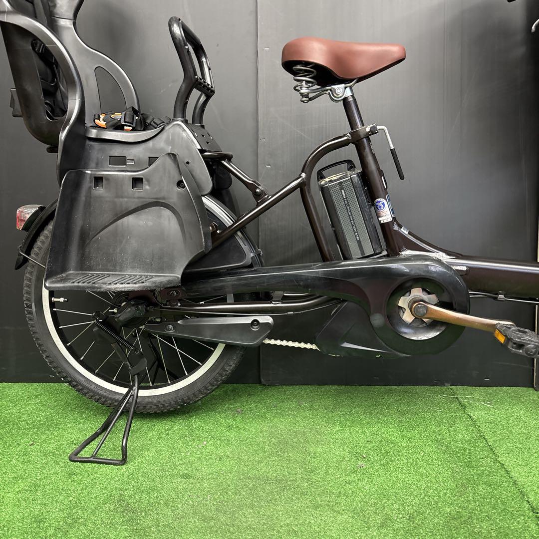 電動自転車 YAMAHA PAS kiss ブラウン 3人乗り対応　82