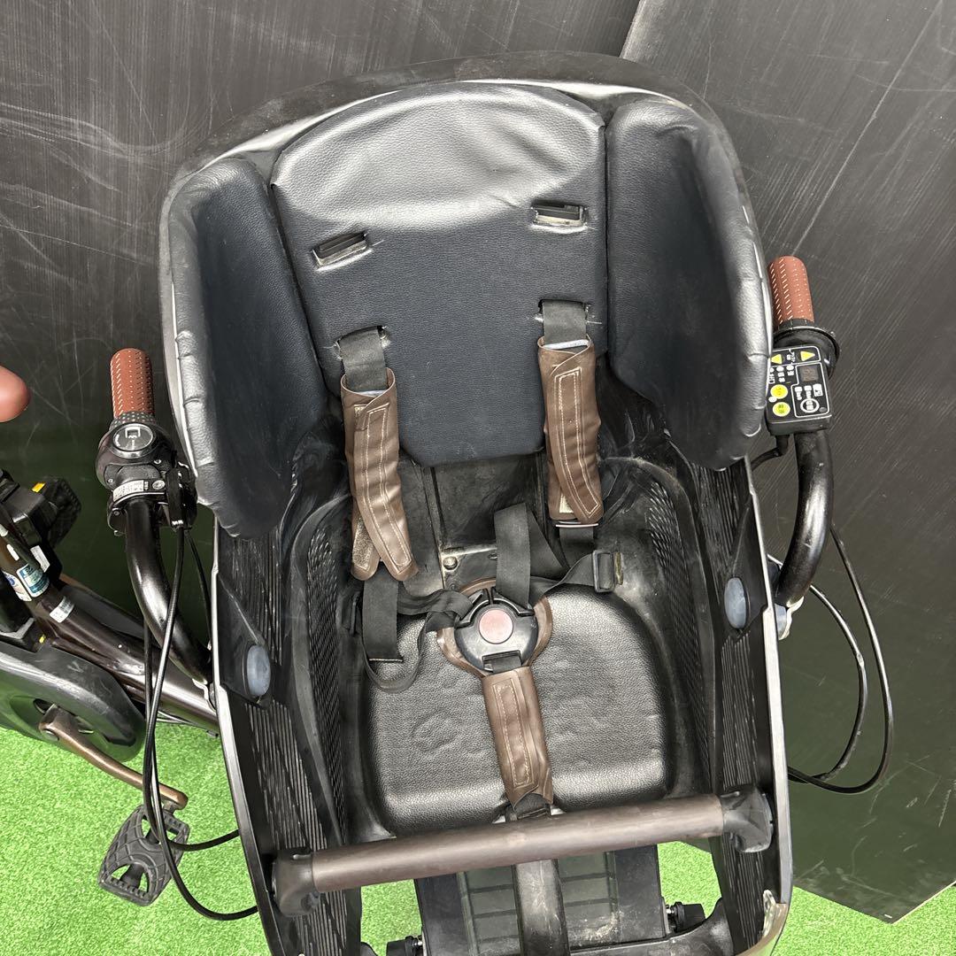 電動自転車 YAMAHA PAS kiss ブラウン 3人乗り対応　82