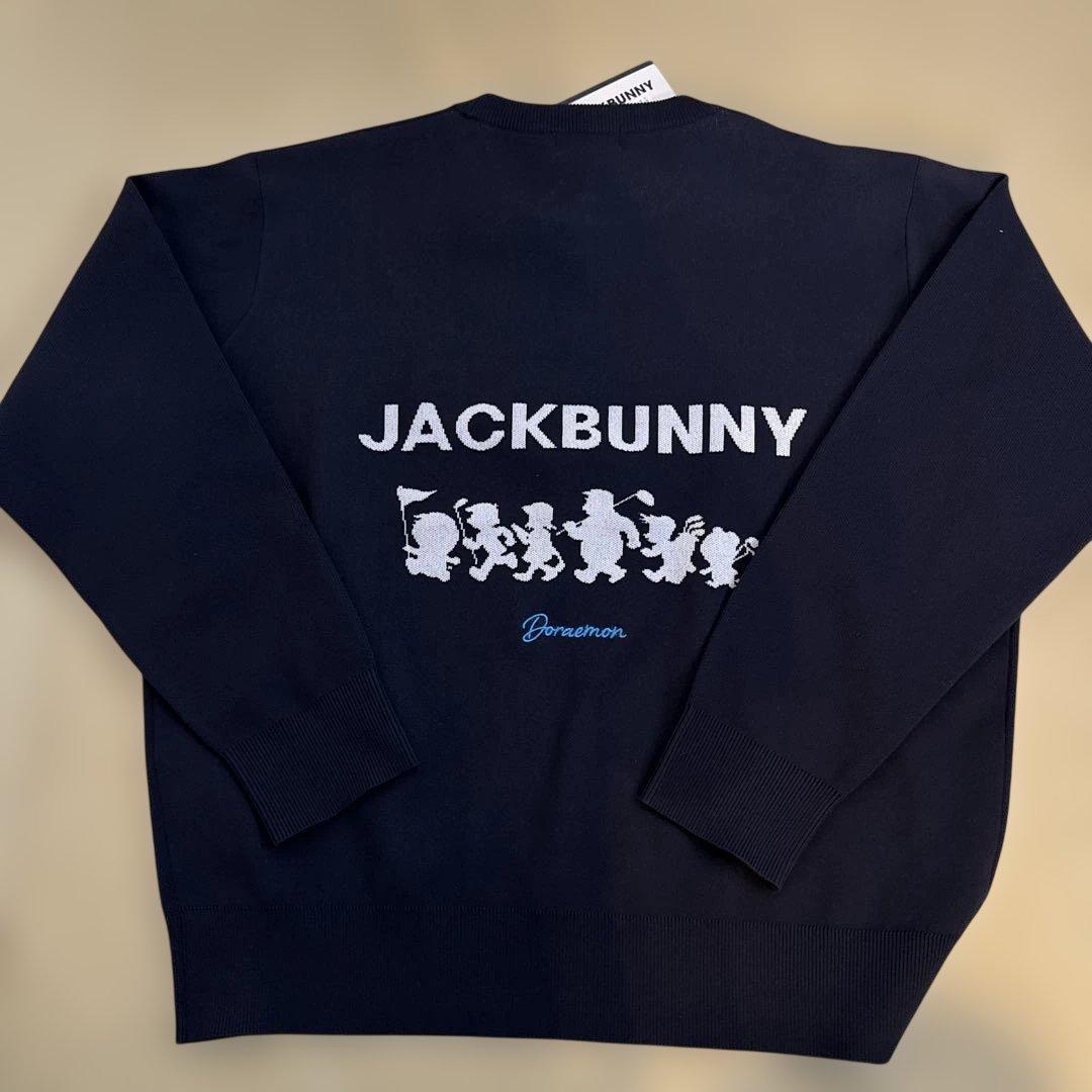 ジャックバニー　ドラえもん　ポリエステル　ニット　ネイビー　2 タグ付き新品