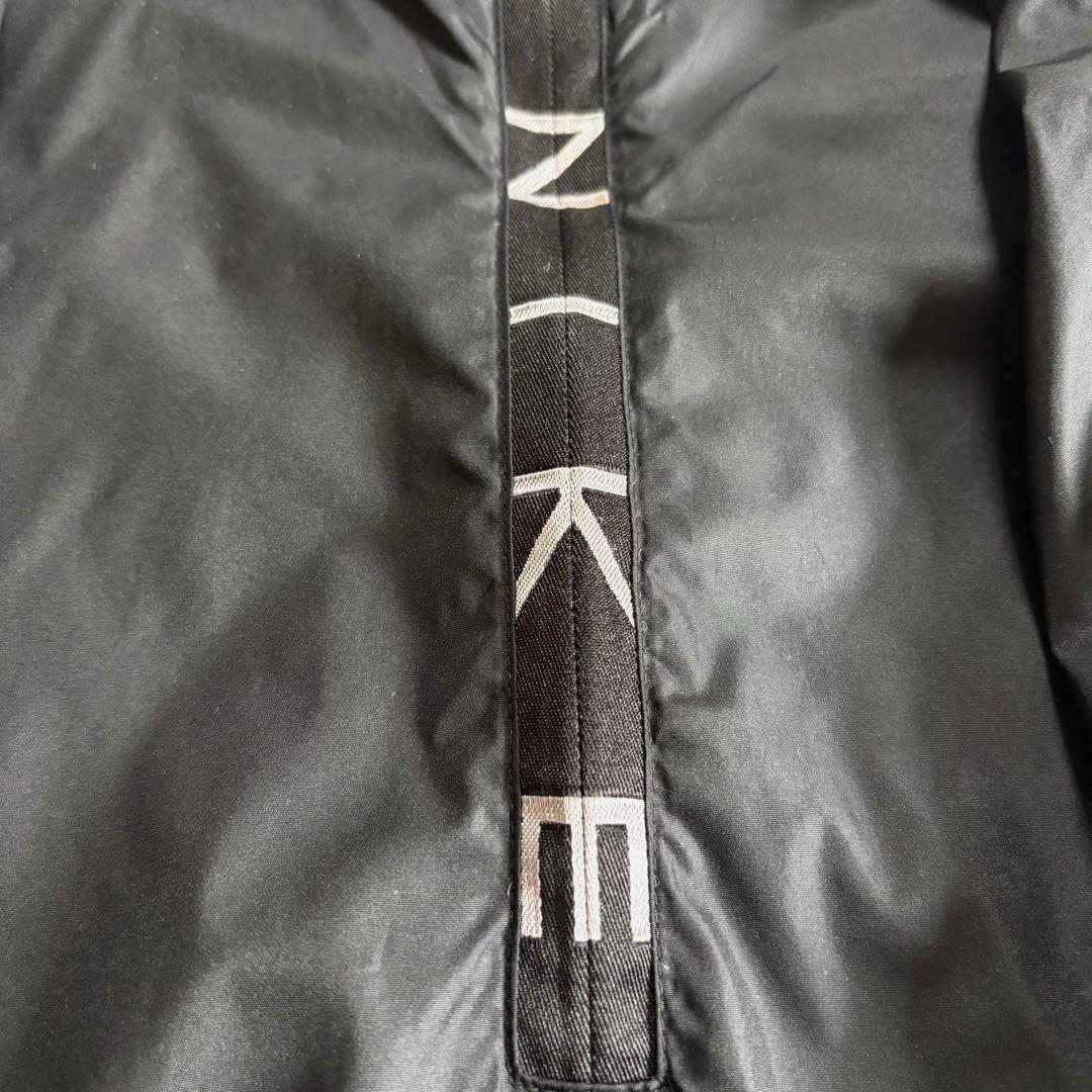 NIKE 90s ハーフジップ プルオーバー ナイロンジャケット S 黒