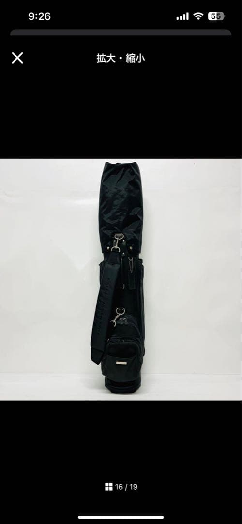 Ralph Lauren Polo Golf ブラックキャディバッグ
