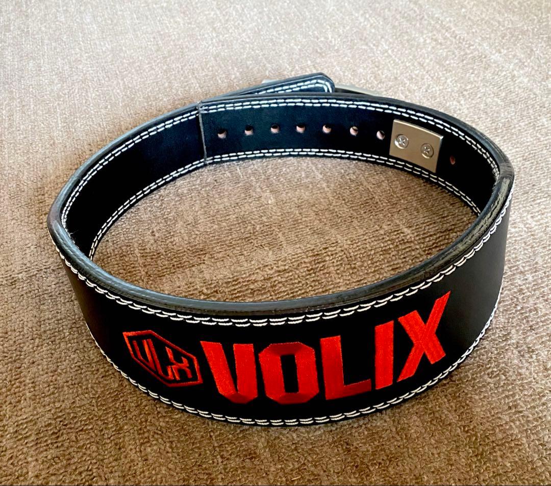 VOLIX トレーニング・パワーベルト XL 黒/赤