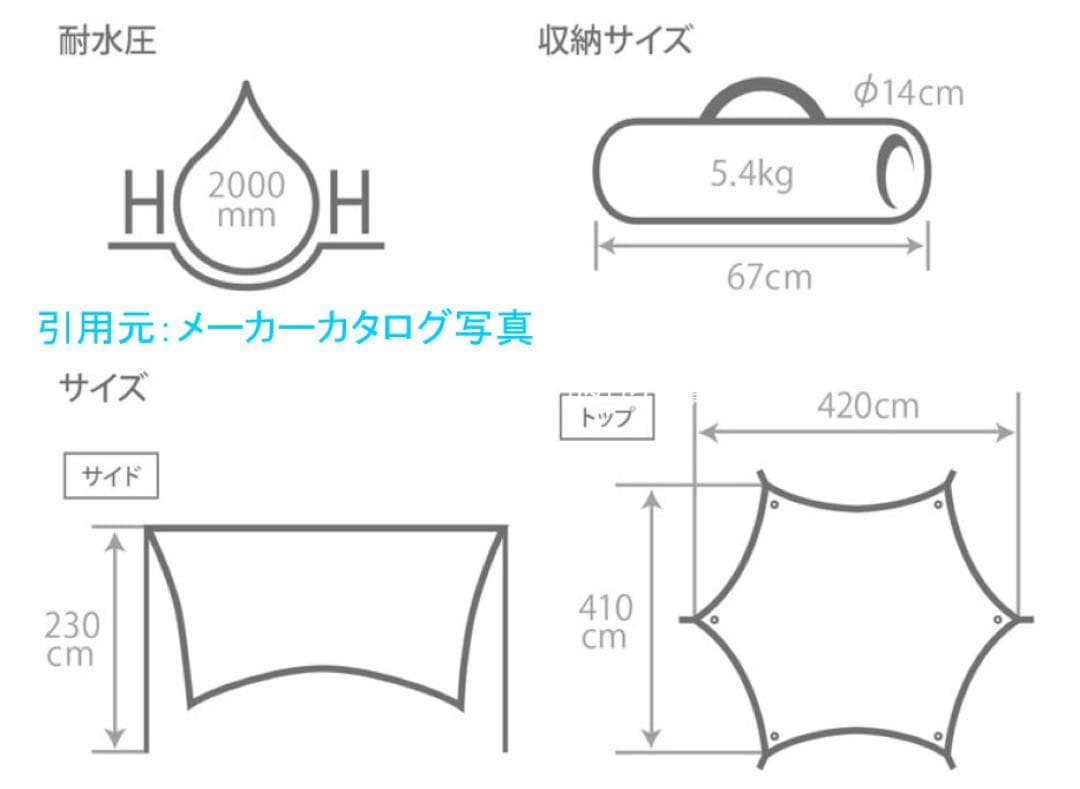 【新品に近い】D o Dいつかのタープ