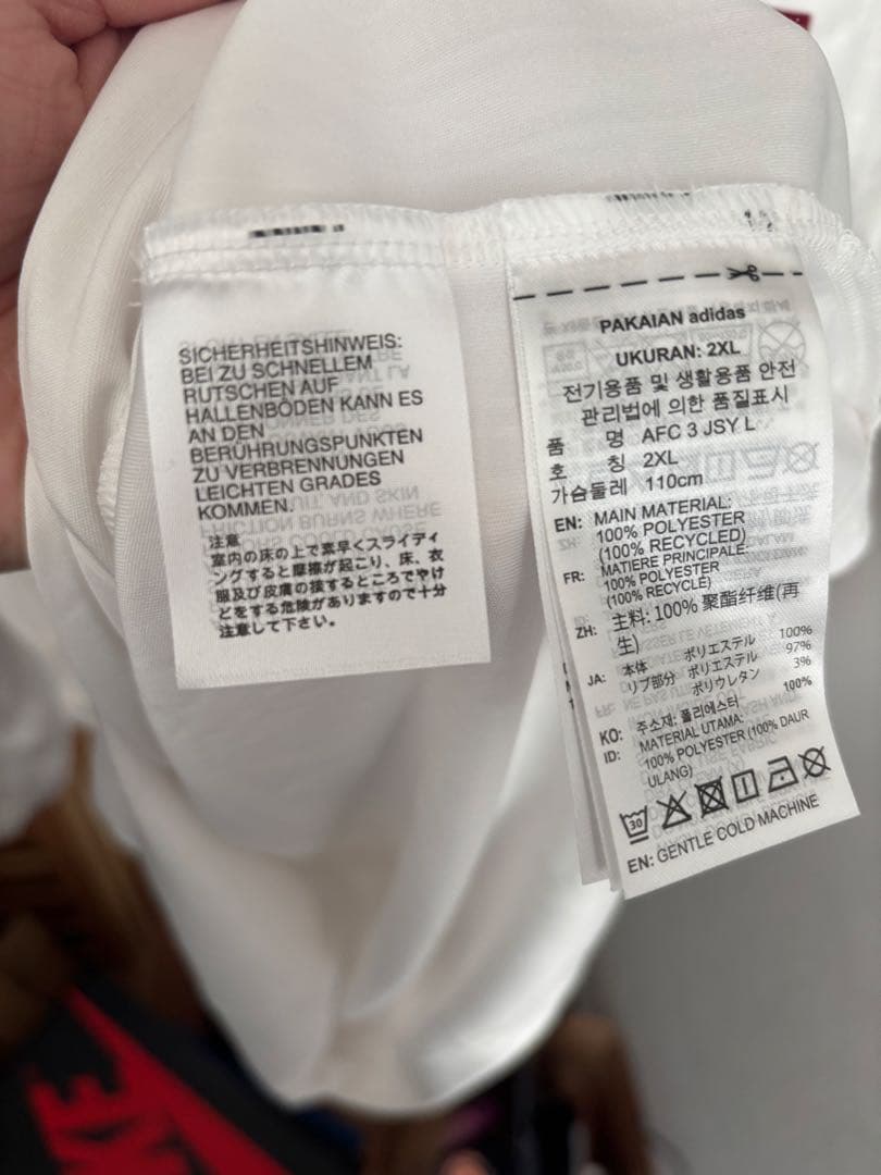 アーセナル25/26 3rdユニホーム　長袖　3XL 新品　未使用