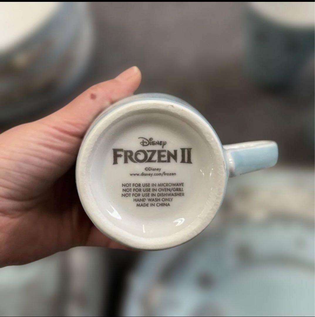 ディズニー 食器セット アナと雪の女王２ アナとエルサ セラミックお皿セット