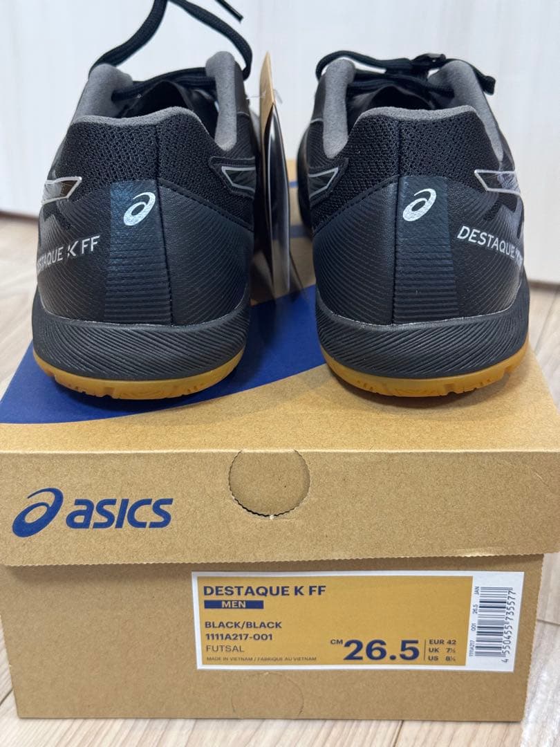 asics DESTIQUE K FF デスタッキ ブラック 26.5cm