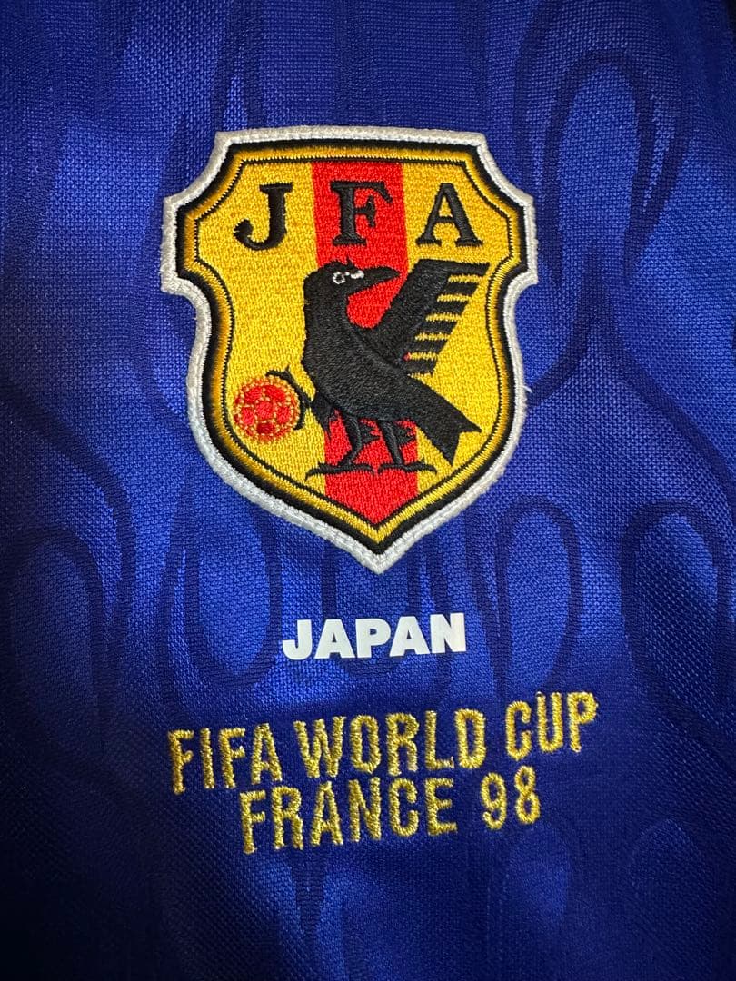 正規品1998年日本代表 ユニフォーム フランスW杯 中田英寿
