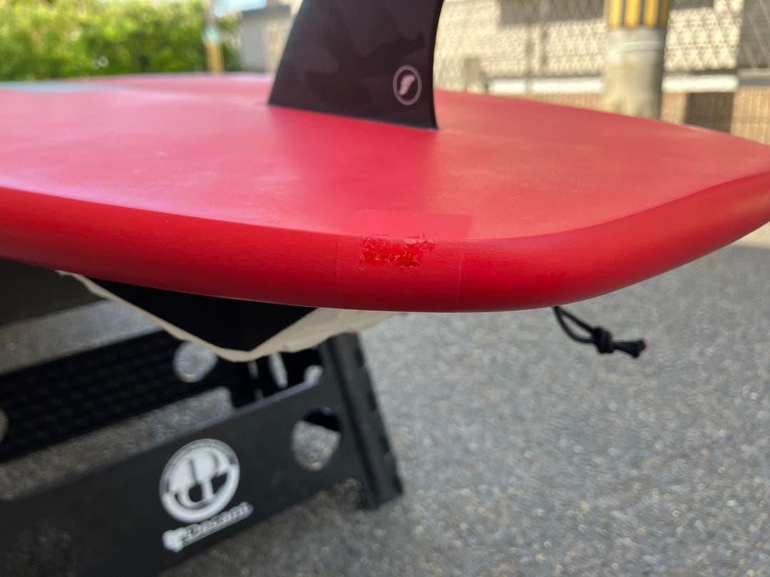 higesan サーフボード8’0フィート（レット＆ホワイトツートン）