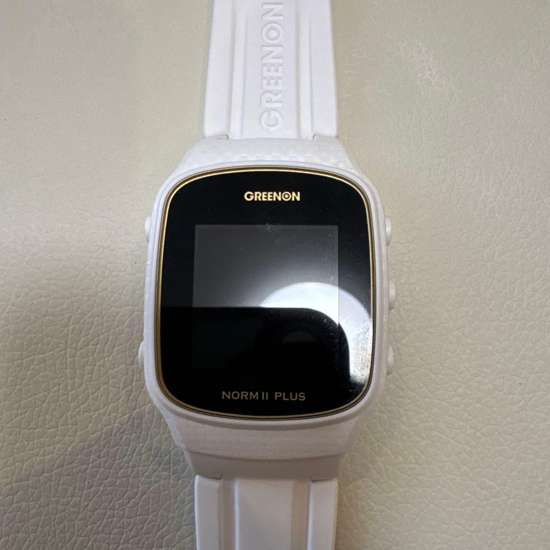 ゴルフGPSウォッチ GREENON NORM II PLUS 防水 軽量 美品
