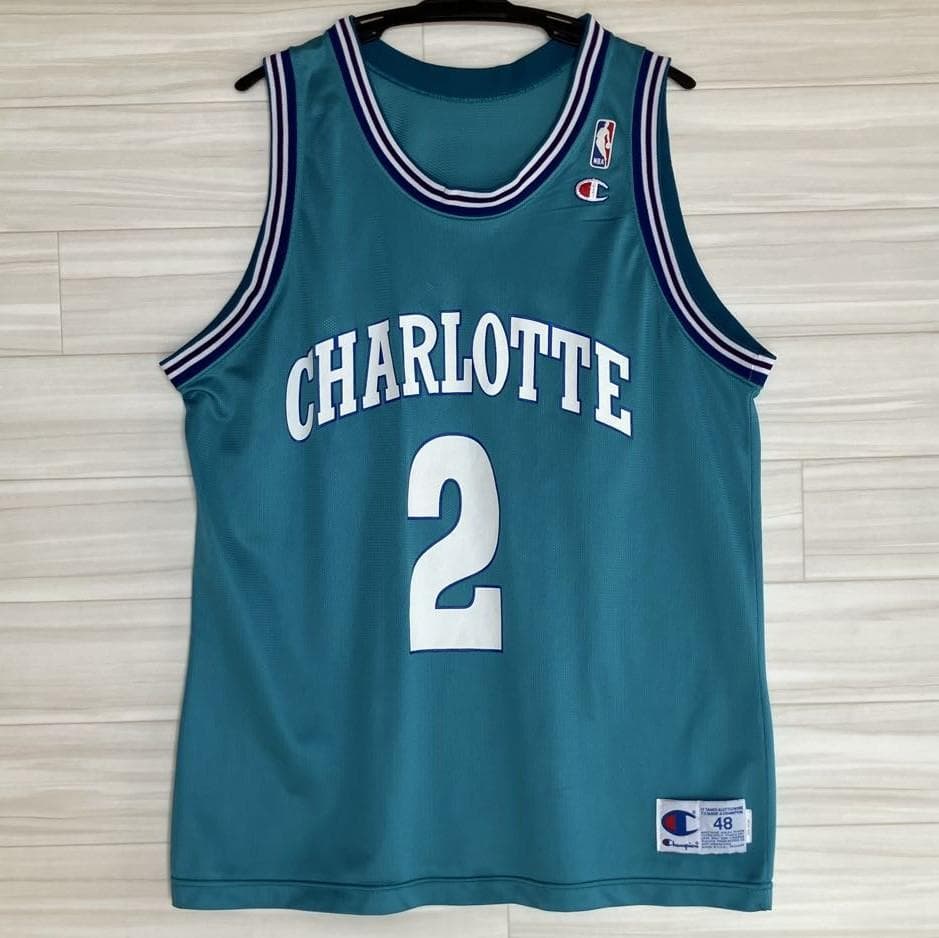NBA 90's　ラリー・ジョンソン　シャーロット・ホーネッツ　ユニフォーム