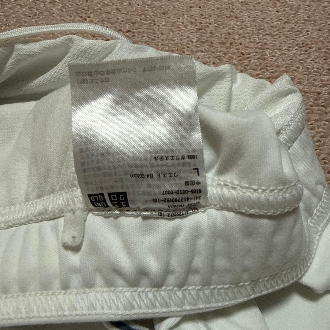 UNIQLO ホワイト ポロシャツ ショートパンツ 上下セット