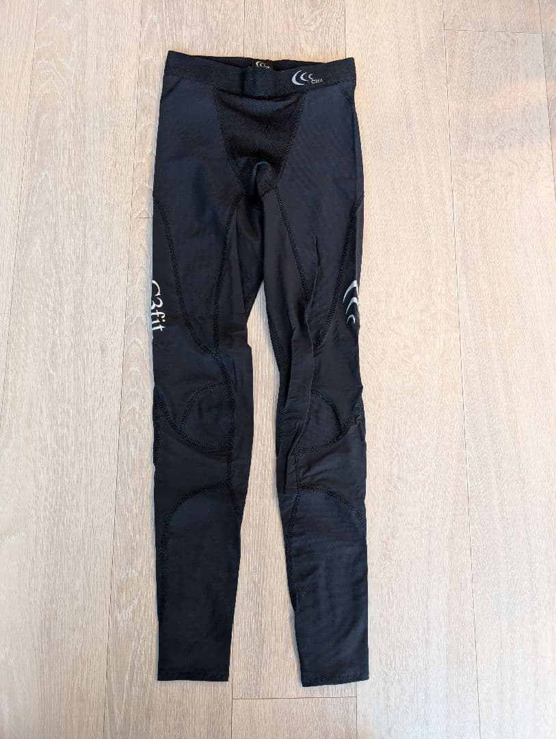 【C3fit サポートタイツ】レディースMサイズ　インパクトブリーズロングタイツ