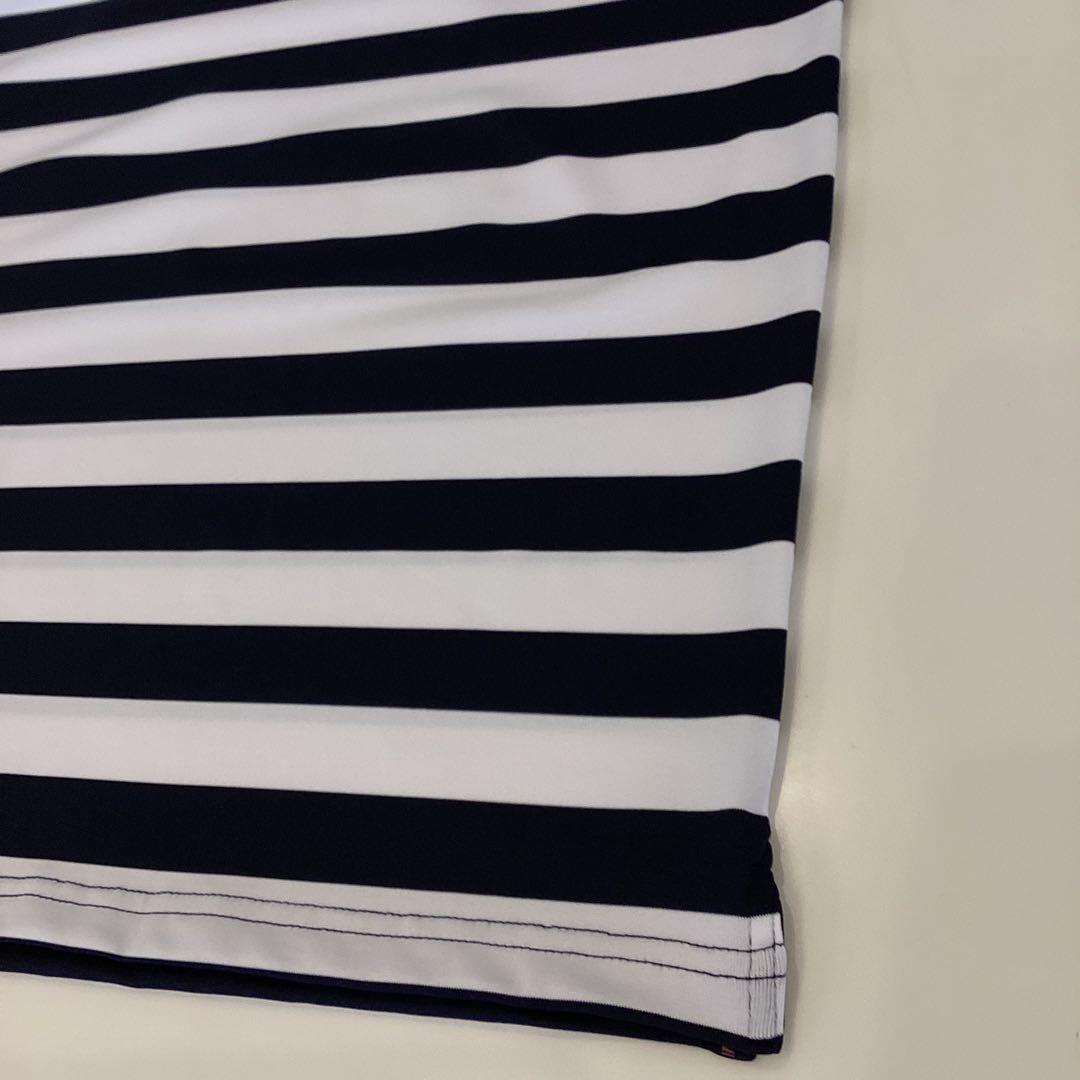 新品　BRIEFING MARINE STRIPE HIGHNECK RF