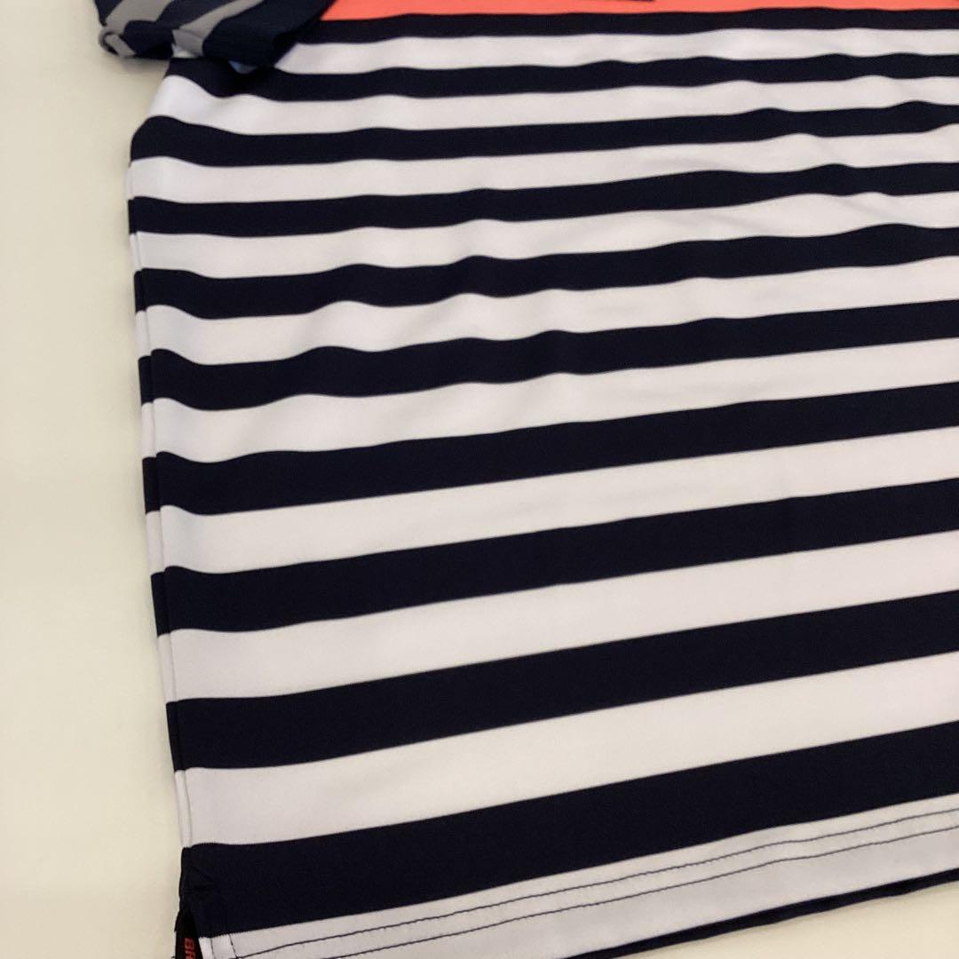 新品　BRIEFING MARINE STRIPE HIGHNECK RF