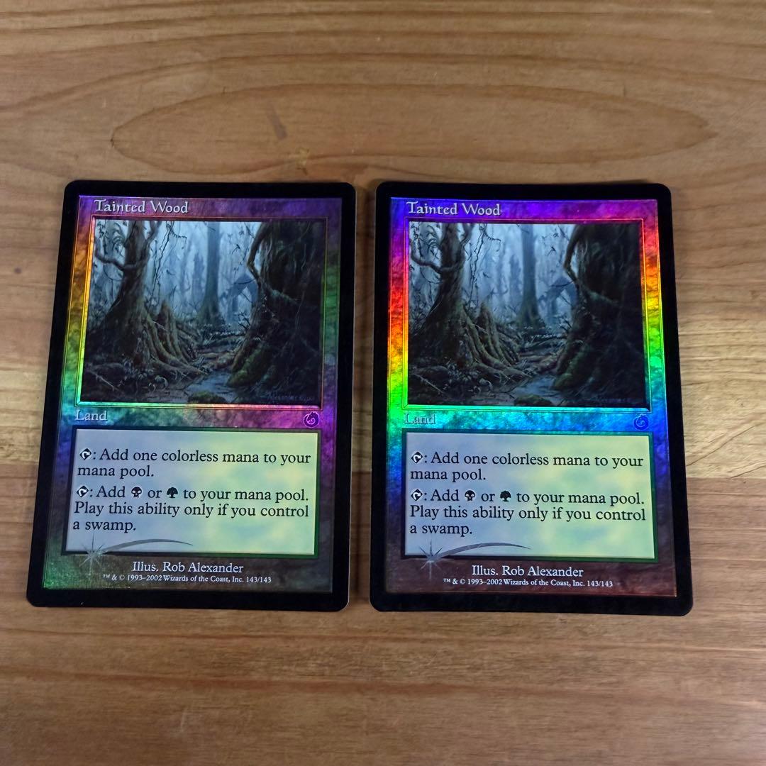 汚れた森/Tainted Wood Foil 英語 2枚 MTG