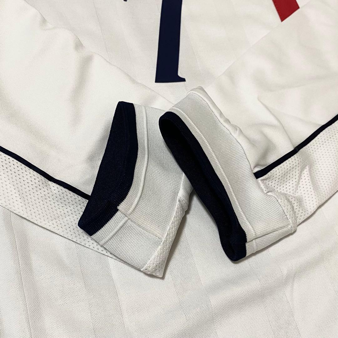未使用　2002年　イングランド代表ユニフォーム　ホーム　ベッカム　アンブロ製
