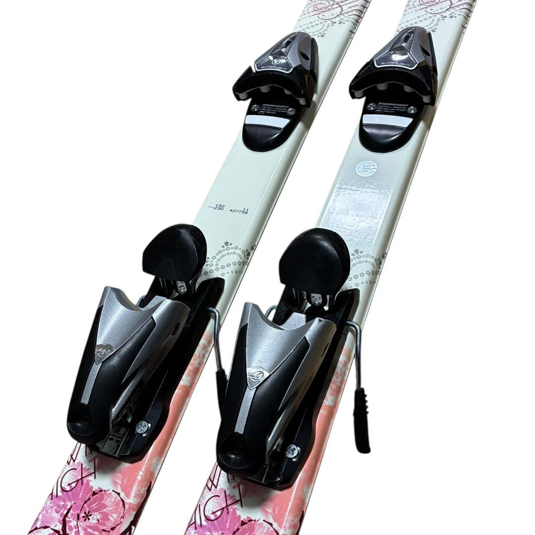 美品✨ KAZAMA レディース スキー板 152cm ビンディング付