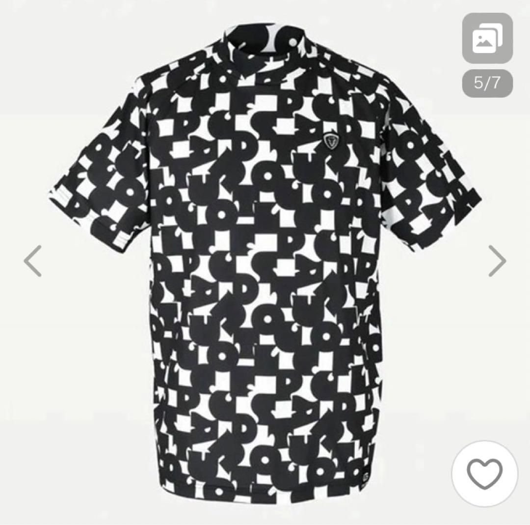 CPG GOLF 半袖 ストレッチ モックネック ゴルフウェア
