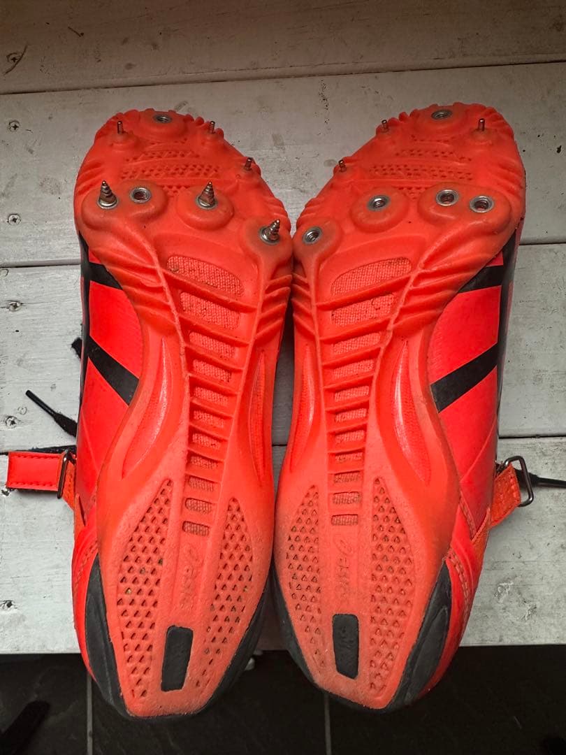 asics SP BLAST オレンジ スパイクシューズ