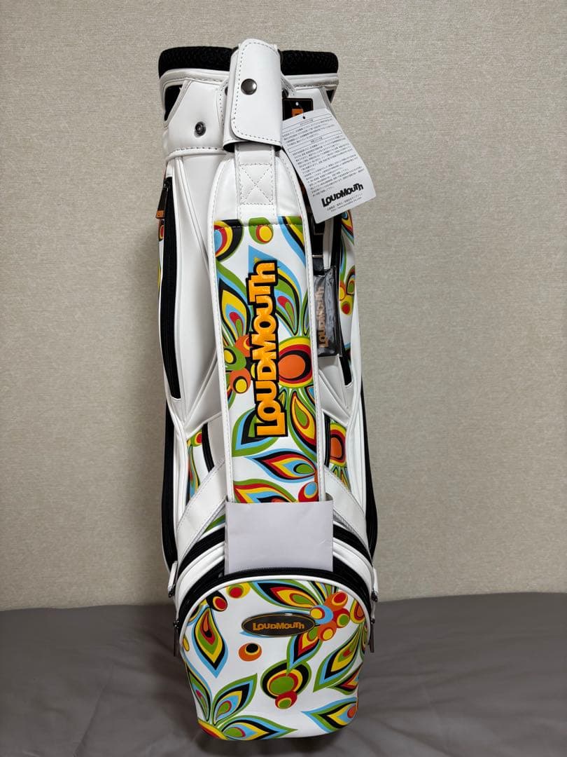 LOUDMOUTh キャディバッグ 9.5 シャガデリックホワイト ラウドマウス