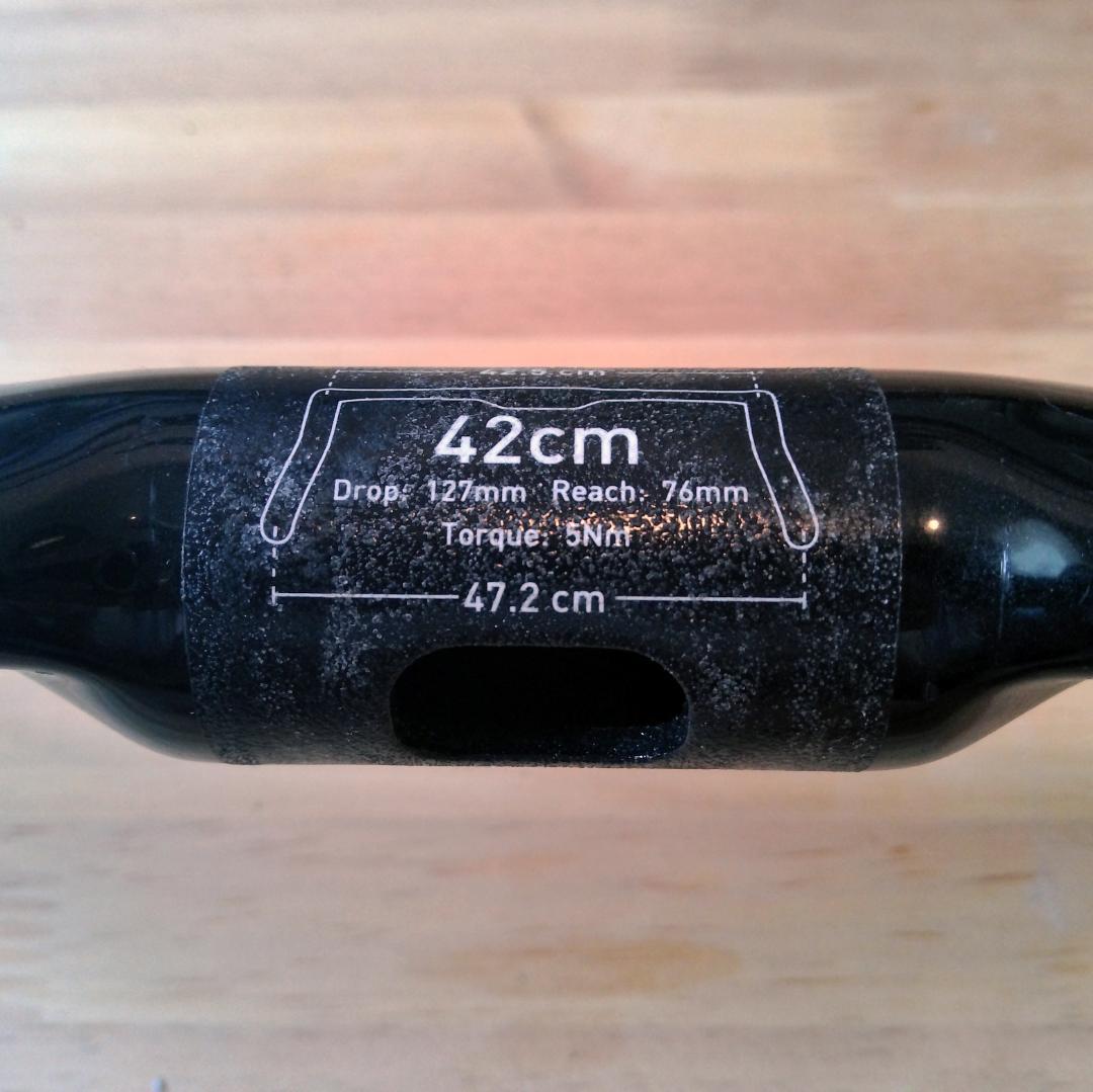 パーツ ENVE SES AR ROAD HANDLEBAR 42cm
