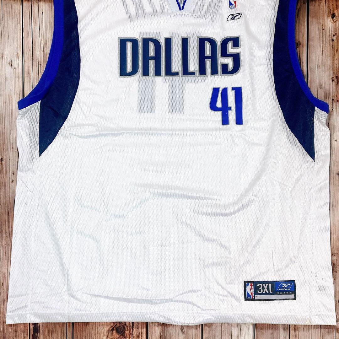 08M114◯Reebok ダラス NOWITZKI ユニフォーム ゲームシャツ