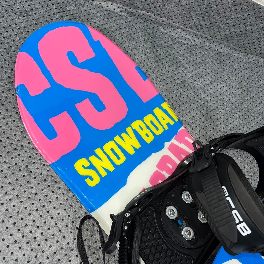 5回使用 キッズスノーボード 120cm CSB＋バイン＋ダイヤルブーツ