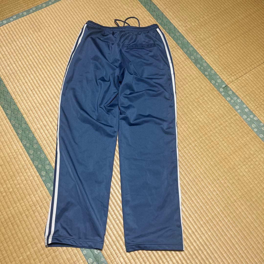 adidas トラックパンツ M ネイビー サイドライン ジャージ