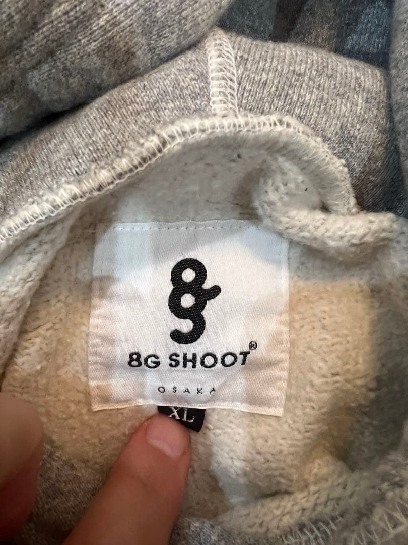 メンズウェア 8GSHOOT LOGO SWEAT PARKA -HEATHER GRAY-