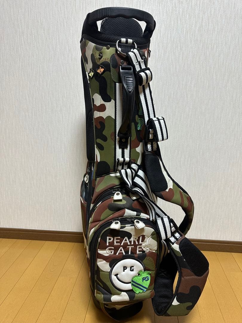 PEARLY GATES 迷彩 ワッペン　スタンドキャディーバック　完売モデル