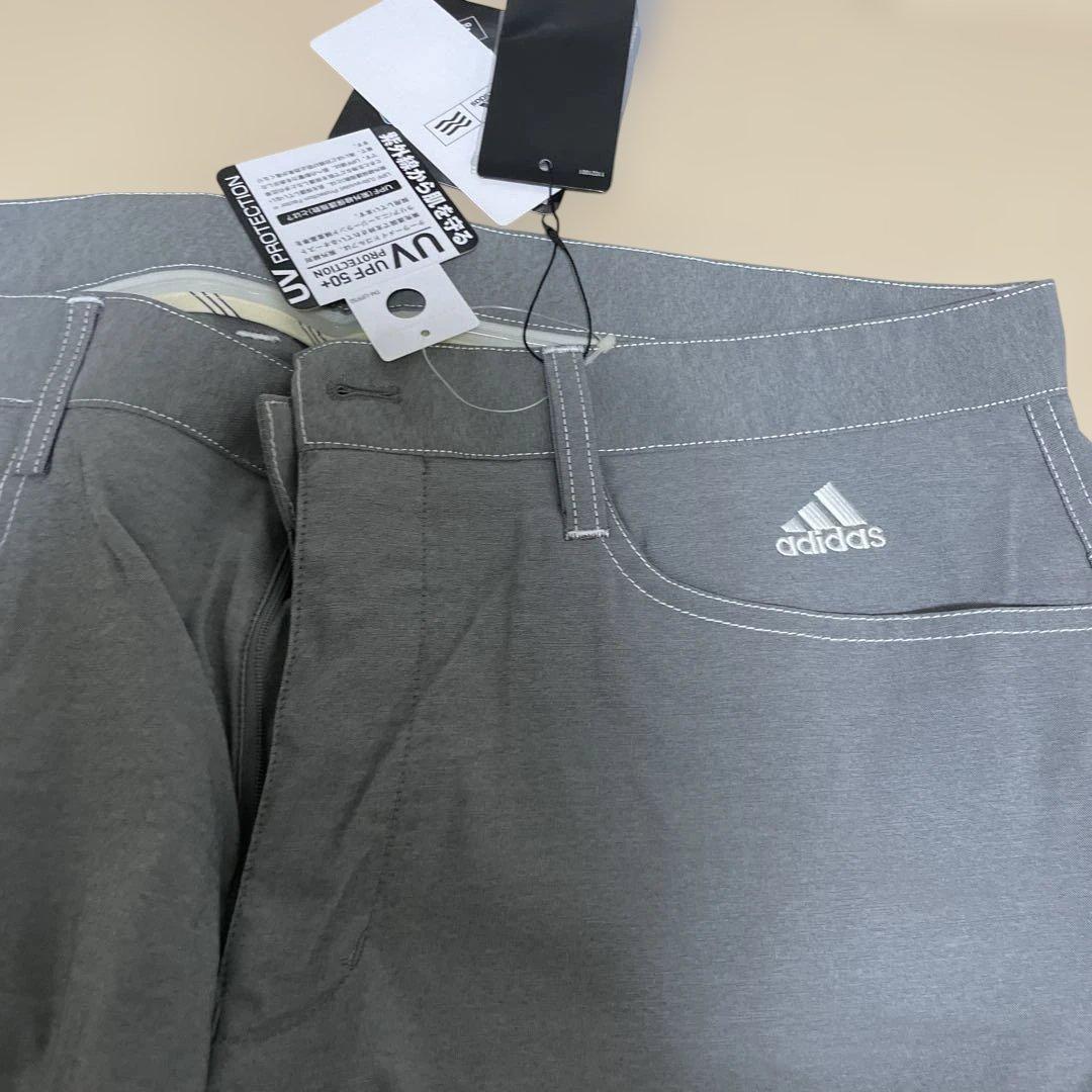 adidas グレー ゴルフパンツ UVカット　ウエスト94