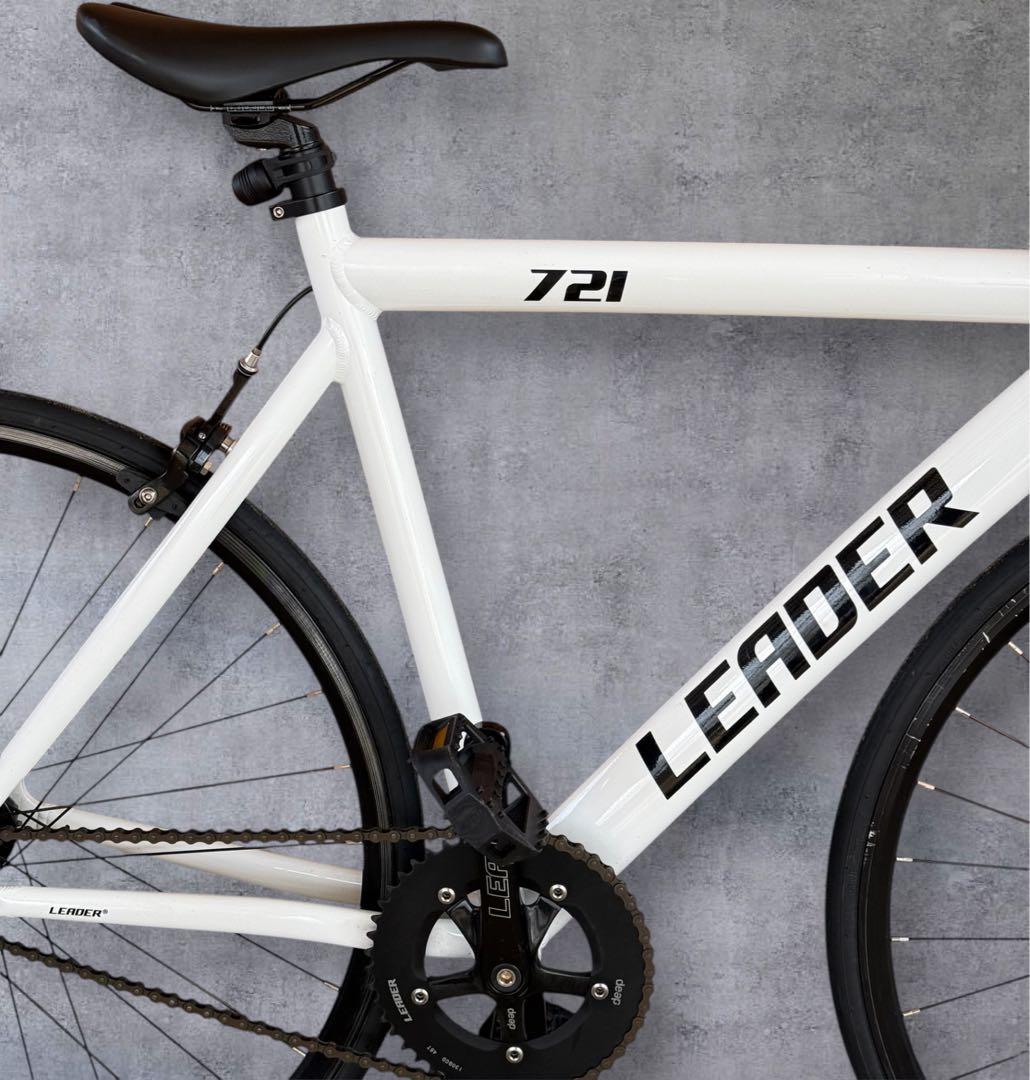 【美品】LEADER 721 ピストバイク ホワイト