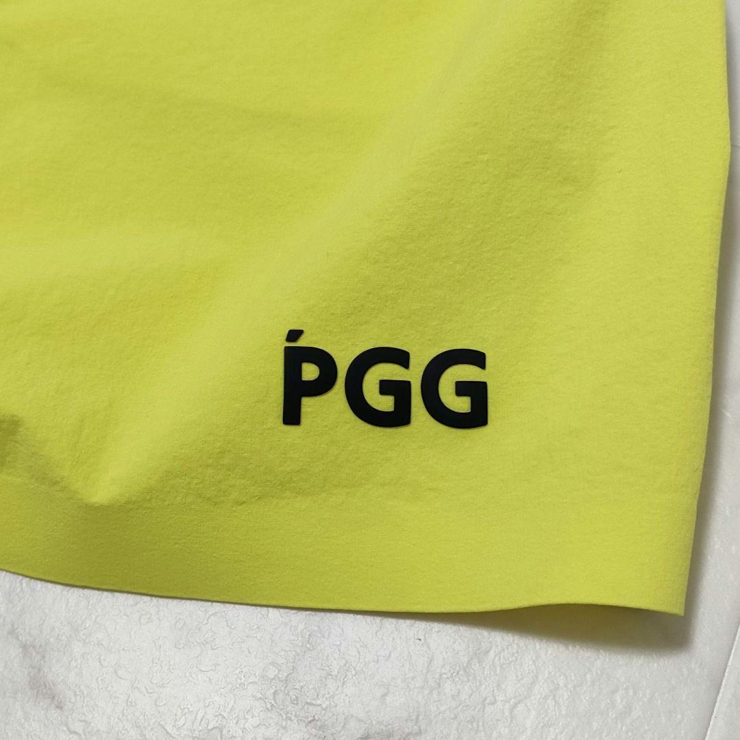 PGG　パーリーゲイツ　ナイロン　ショートパンツ　ストレッチ　イエロー　サイズ5