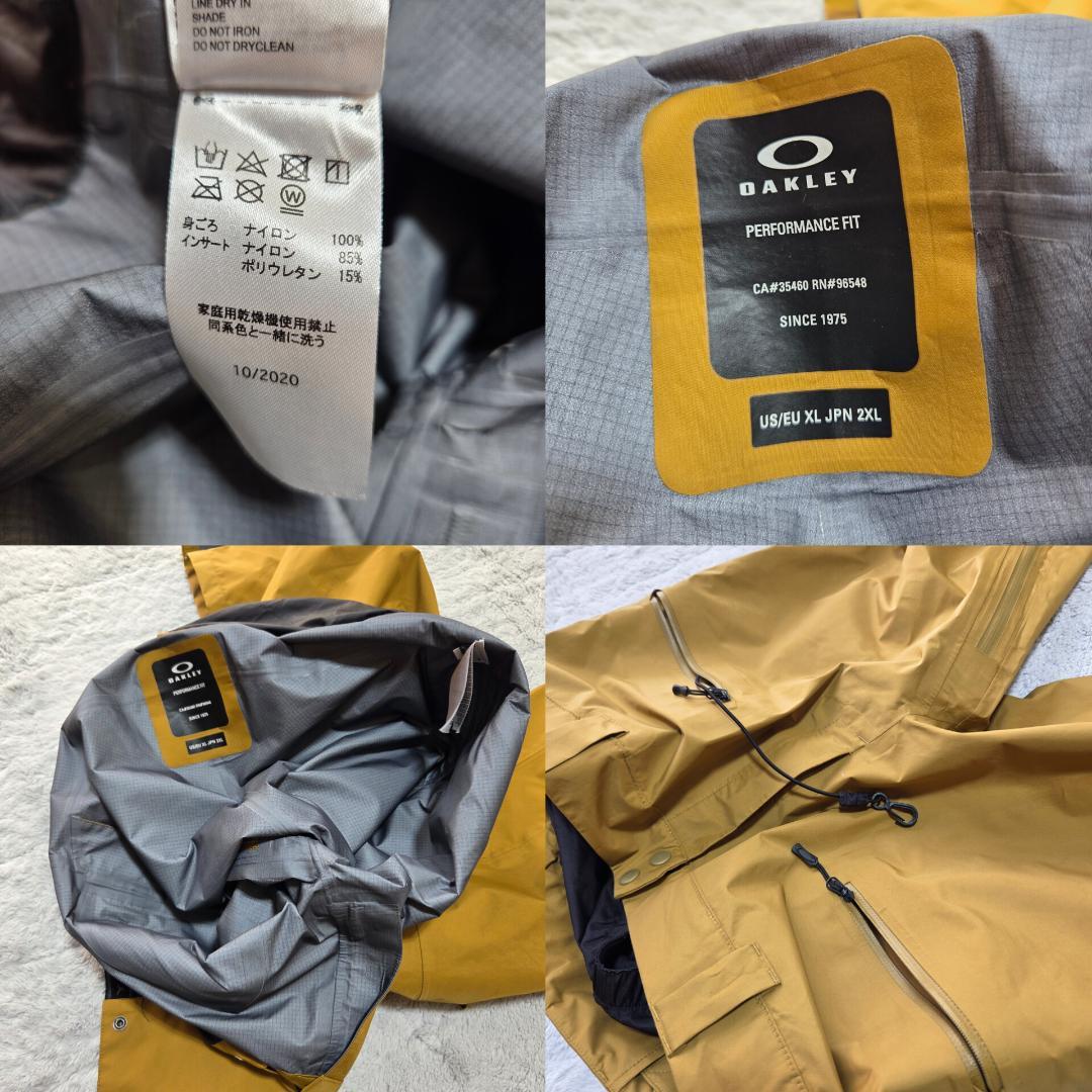 オークリー　スノーボード　スキー　ウェア　２XL　ゴアテックスプロ　マスタード