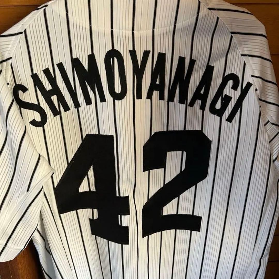 激レア阪神ダイガース下柳剛　投手#42 Tigersユニフォーム 直筆サイン入り
