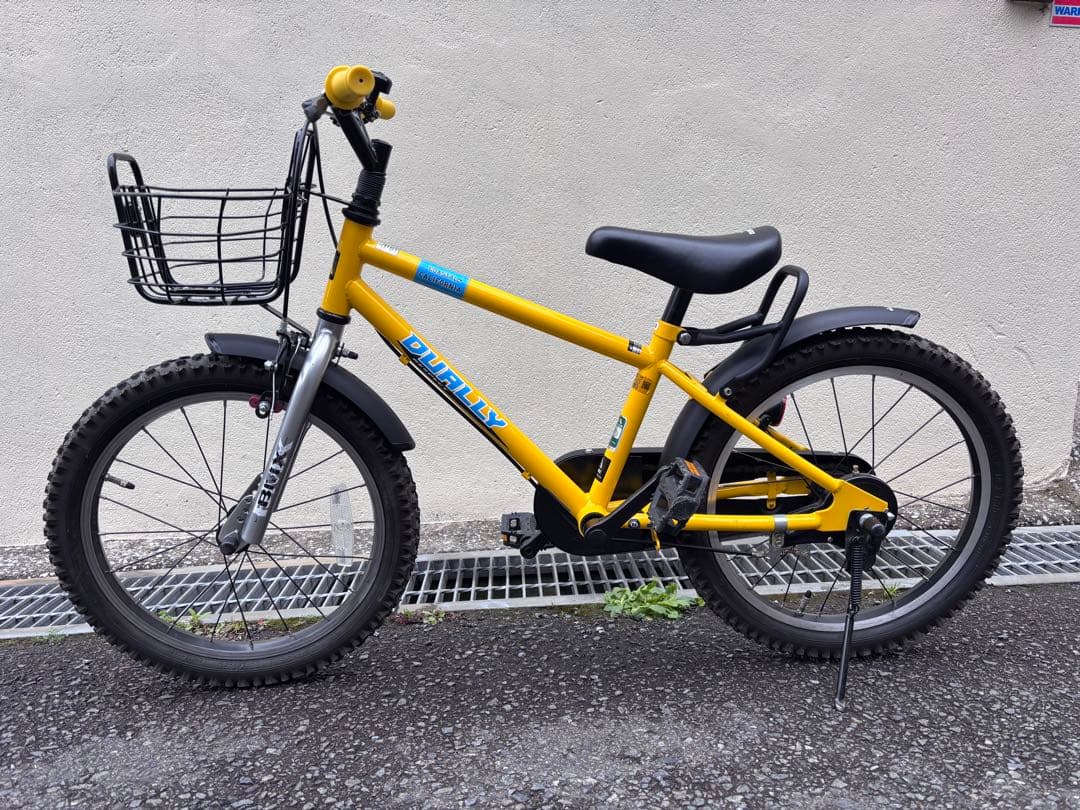 DURFLY BMX 子供用自転車 イエロー　直接受取り限定