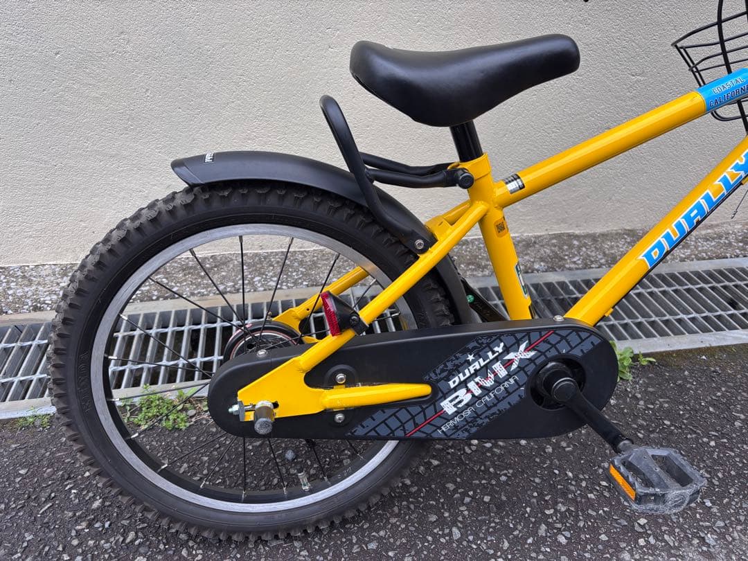 DURFLY BMX 子供用自転車 イエロー　直接受取り限定