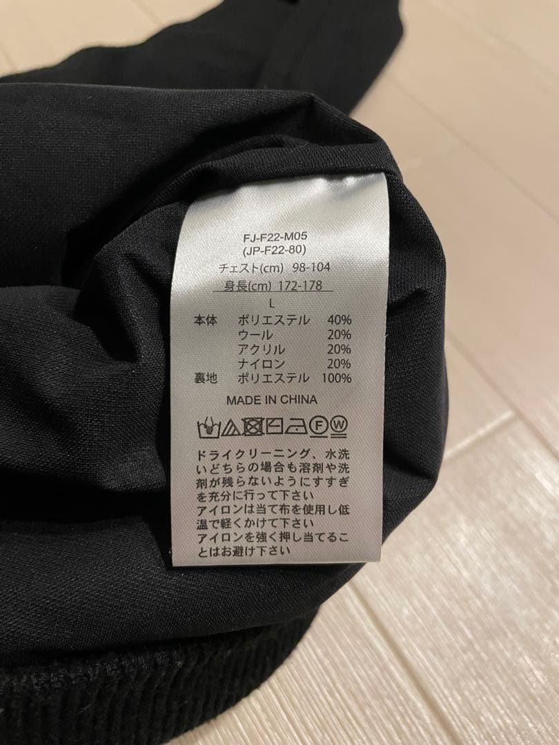【Ｌ】FootJoy ゴルフウェア セーター アーガイル防風ハーフジップセーター