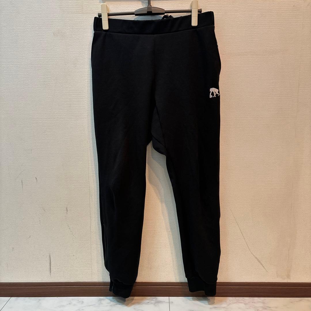 エゴザル EGOZARU Zip-up スエットパンツ黒 XL