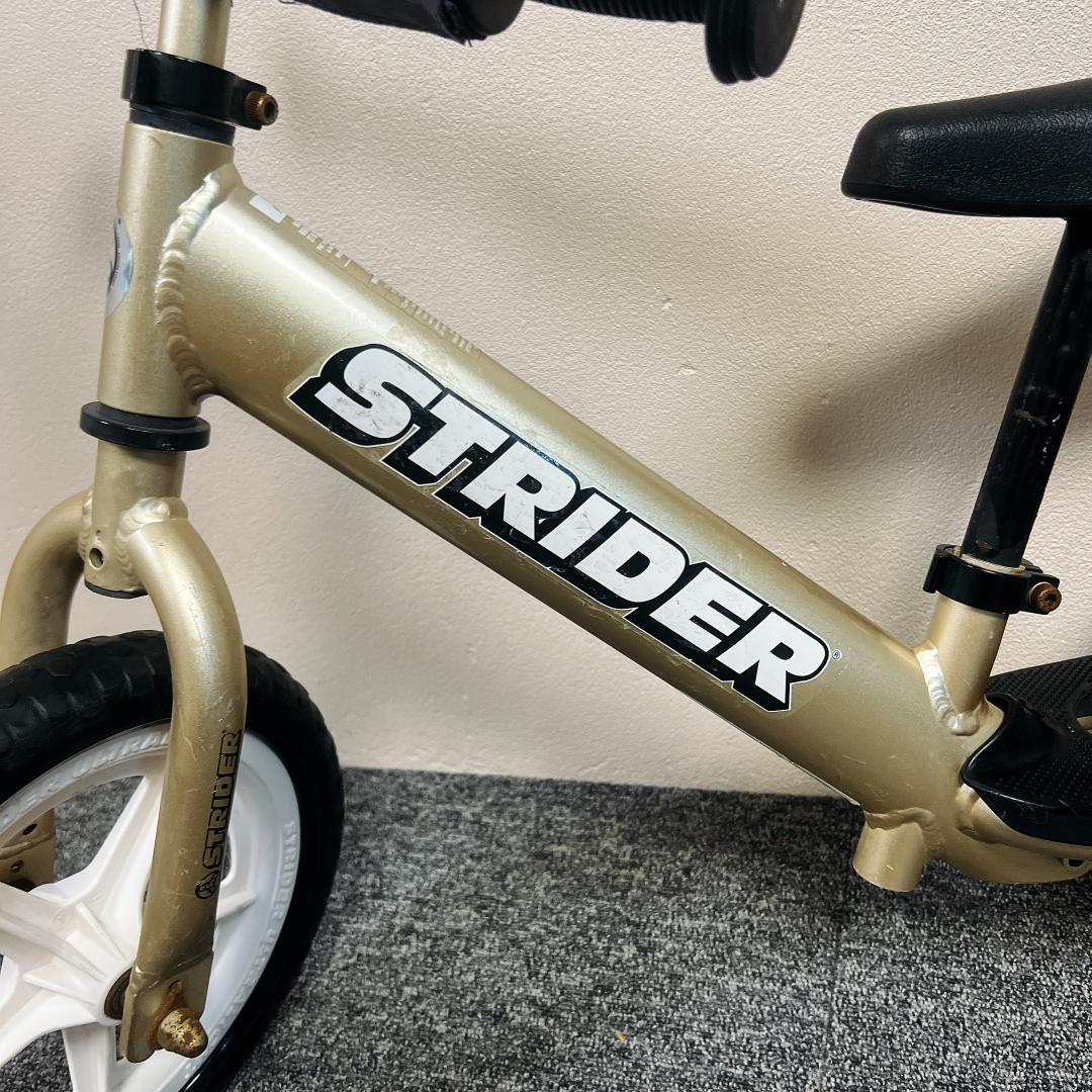 【良品】STRIDER 12 PRO ゴールド バランスバイク