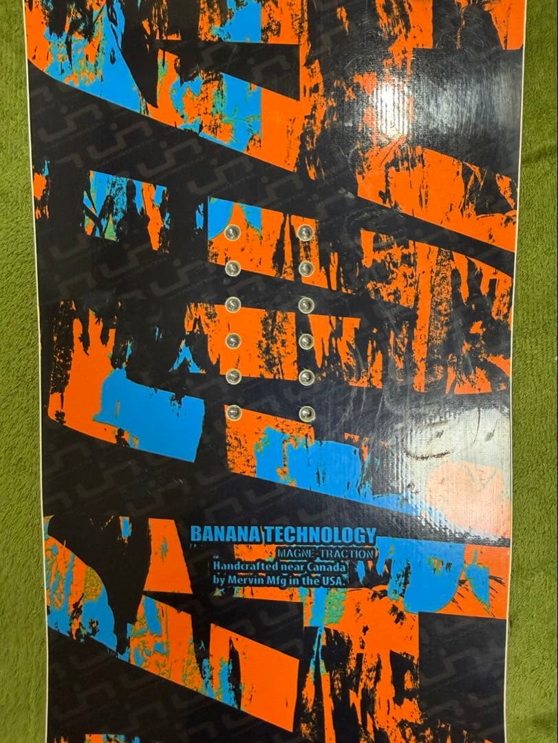 【美品】LIB TECH SKATE BANANA156/FLUX スノーボード
