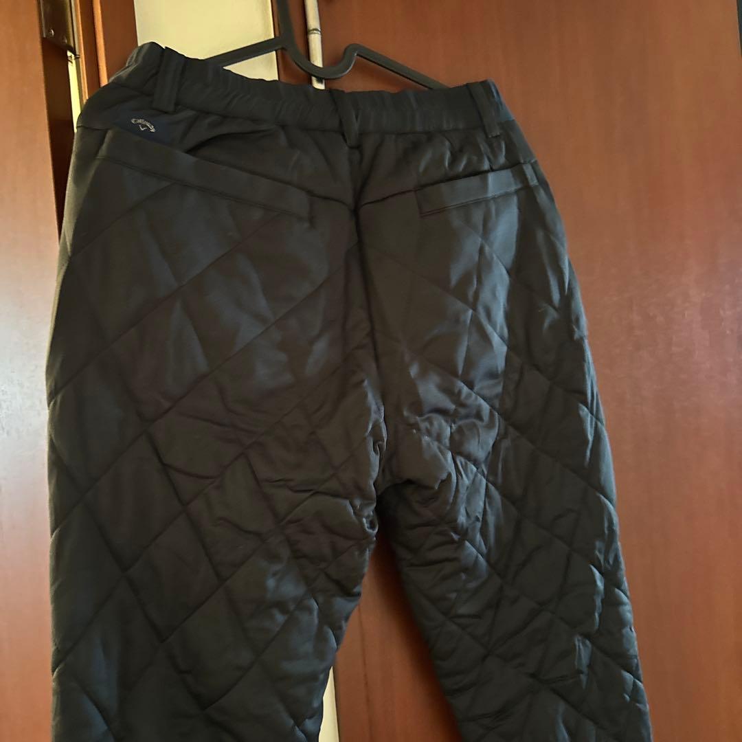 Callaway レディース ゴルフパンツ ブラック キルティング